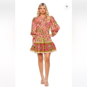 Farm Rio peasant dress XS